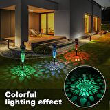 SGE TEKNOLOJİ 2 Lİ PAKET RGB ÇOK RENKLİ GÜNEŞ YOLU GÜNEŞ ENERJİLİ BAHÇE AYDINLATMA SOLAR BAHÇE SÜSÜ