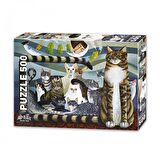 Hayvanlar 500 Parça Yetişkin Puzzle