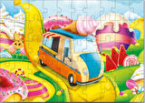 Star Puzzle 50 Parça Şeker Diyarı Çocuk Puzzle
