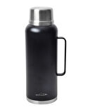 NURGAZ Campout Çift Katmanlı Termos 2600 ml Siyah (NG 166)