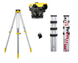 LEICA NA532 Optik Nivo Seti Tripod+5 m Mira (32x)