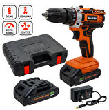 Max Extra MX1815 Matkap Vidalama Çift Akülü 18 Volt 1,5 Amper