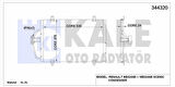 Renault Klima Radyatoru  Megane I 1.4 E 96 03 - Kale 344320