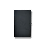 Tarihsiz 13x21 Siyah Çizgili Defter ivory Kağıt