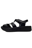 Ayzen 404 Deri Trend Fashion Kadın Sandalet