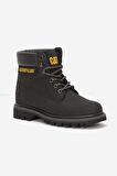 Caterpillar Colorado Hakiki Nubuk Deri Bot 35-40 Black Nubuk