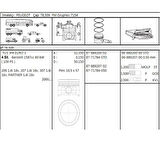 Psa Motor Piston Segman P307 P206 Partner II Berlingo II C3 C4 Tu5jp4 (1,6 16v) 79,00mm (0,50 Farklı) - Yenmak 31-04929-050