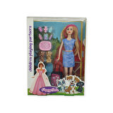 Puppy Bella 30 cm Bebek ve Köpek Bakım Seti - Mavi Elbise