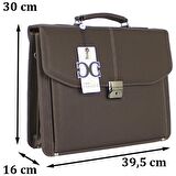 15.6" Notebook Laptop Bilgisayar Çantası Deri Laptop Evrak Çantası