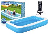 Bestway 54150 Şişme Aile Havuzu Pompa Hediyeli 305 cm x 183 cm x 46 cm