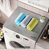 Keçe Çamaşır Makinesi Örtüsü Makine Üstü Pad 50*60 Cm Gri