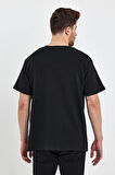 Rodi Bisiklet Yaka Cepli Ottoman Relax Fit T-Shirt  RD23YE272305