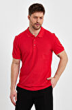 Rodi Regular Fit Rahat Kesim %100 Pamuk Battal Polo Yaka Tişört  Kol Rıbana RD23YE2127-1