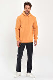 Rodi 3 İp Şardonlu Kapuşonlu Cepsiz Sweatshirt RD24KE054902