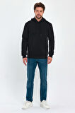 Rodi 3 İp Şardonlu Kapuşonlu Cepsiz Sweatshirt RD24KE054902