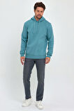 Rodi 3 İp Şardonlu Kapuşonlu Cepsiz Sweatshirt RD24KE054902
