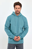 Rodi 3 İp Şardonlu Kapuşonlu Cepsiz Sweatshirt RD24KE054902