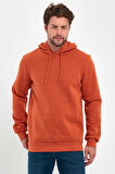 Rodi 3 İp Şardonlu Kapuşonlu Cepsiz Sweatshirt RD24KE054902
