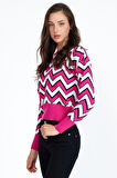 Rodi Bayan Oversize Leopar DesenliKazak RD24KB314004