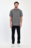 Erkek Bisiklet Yaka T-shirt 2772