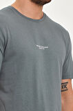 Rodi Erkek Önü Rodi Baskılı  Bisiklet Yaka T-shirt RD24YE002757
