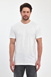Erkek Bisiklet Yaka  T-shirt 2735