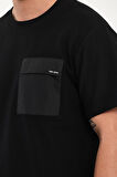 Rodi Erkek Önü Tek Cep Baskılı Bisiklet Yaka T-shirt RD24YE002351