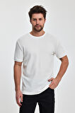 Rodi Erkek Waffal Bisiklet Yaka T-shirt RD24YE002709