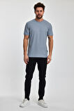 Rodi Erkek Waffal Bisiklet Yaka T-shirt RD24YE002709