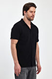 Erkek Ottoman Önü Düğmeli Gömlek T-shirt 2640
