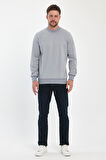 Erkek Bisiklet Yaka Uzun Kol Sweat T-shirt 002906