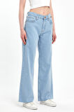 VICTORIA 010 Wıde Leg Fıt Denim Pantolon 0915