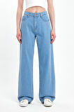 Alexandra 010 Wıde Leg Fıt Denim Pantolon 0916