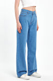 Alexandra 010 Wıde Leg Fıt Denim Pantolon 0916