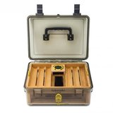 Lubinski Plexi -Sedir Şeffaf Puro Kutusu Humidor 50s