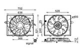 Bmw Komple Fan Bmw E60 E65 M54 N52 N62 N63 600w - Mahle Cff 336 000s