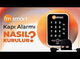 I'm Smart Mini Kapı Alarmı Darbe Sensörlü Dokunmatik Ekran