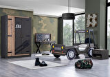 Lux Çocuk Odası, Off Road Lux Çocuk Odası Takımı - Dolap, Karyola, Komodin, Çalışma Masası