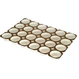 MUFFIN 24'LÜ BEYAZ 5'li Paket (125 Ad. altındaki siparişleriniz 10 ad. 3X4 olarak kutuda sevk edilir)