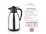 Cooker CKR2006 2 Litre Çelik Termos