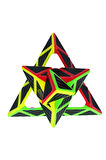 Qiyi Qiming S2 Pyraminx Karbon Fiber Zeka Küpü Akıl Küpü Rübik Küp