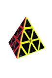 Qiyi Qiming S2 Pyraminx Karbon Fiber Zeka Küpü Akıl Küpü Rübik Küp