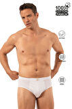 Özkan 0037 Erkek %100 Pamuklu Penye Süprem Esnek Rahat Slip Külot