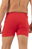 Özkan 0041 Erkek %100 Pamuklu Şardonlu Klasik Rahat Kesim Havlu Bel Süprem Penye Boxer
