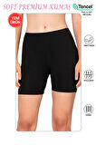 Özkan 27781 Kadın Premium Kumaş Modal Pamuklu Esnek Rahat Ara Boy Diz Üstü Kısa Tayt Şort Boxer