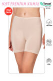 Özkan 27781 Kadın Premium Kumaş Modal Pamuklu Esnek Rahat Ara Boy Diz Üstü Kısa Tayt Şort Boxer