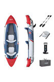 Bestway 65077 Lite-rapid X2  Çift Kişilik Şişme Kano 321X100 Cm Kano Set
