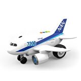 1:160 Sürtmeli Sesli Işıklı Uçak