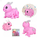 Pilli Tavşan Figür - Sesli Hareketli - 99777-1 - Pembe