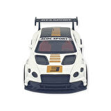 Çek Bırak Araba Metal - 3672C - Beyaz - Sarı